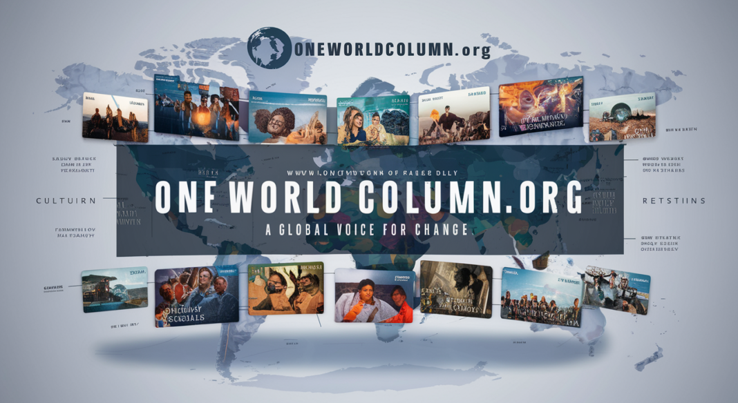 How oneworldcolumn.org #Blog is Shaping Global Conversations in 2024